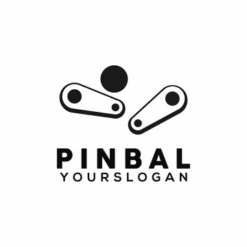 Pin Ball Logo Design Template