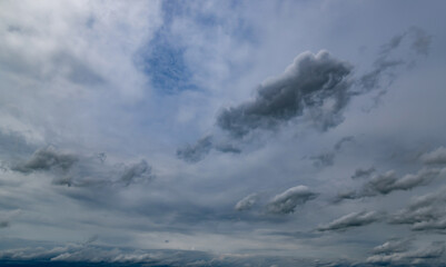 dark storm clouds with background,Dark clouds before a thunder-storm.