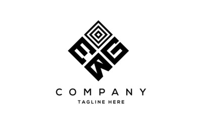 EGB square three latter logo vector