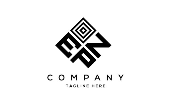 ENP square three latter logo vector