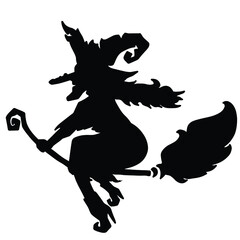 Happy Halloween party invitation poster or card illustration design vector