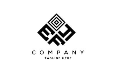 EYF square three latter logo vector