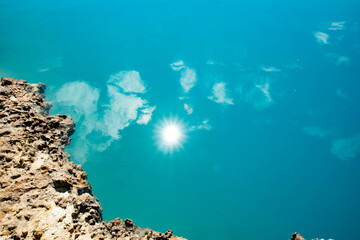 Blue Lake (Black Diamond Lake) ブラックダイアモンドレイク　西オーストラリア州