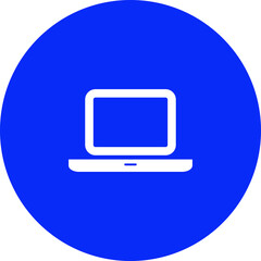 computer icon on internet button