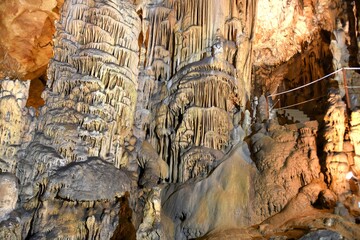 Vranjaca Cave in Croatia, on the slopes of Mount Mosor in Kotlenice in Dalmatia,