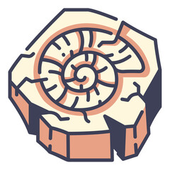 shell fossil icon