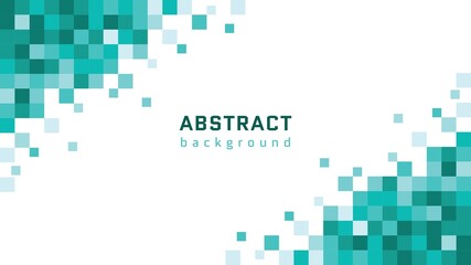 Abstract Square Flat Design Background