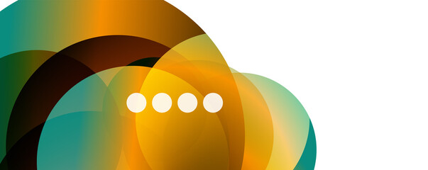 Fluid gradients, swirls and circles. Bright color lines. Vector Illustration For Wallpaper, Banner, Background, Landing Page