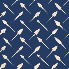 Seamless pattern with ancient Arrowheads for your project