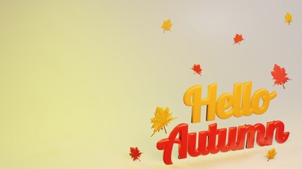 3D rendering word 
