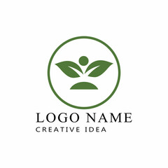 Leaf icon Vector Illustration design Logo template