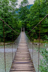 Obraz premium Wanderabenteuer rund um die schöne Engenlochschlucht im Bregenzerwald