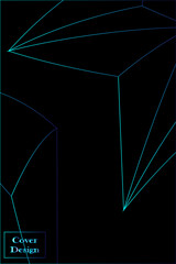 black and blue cover background