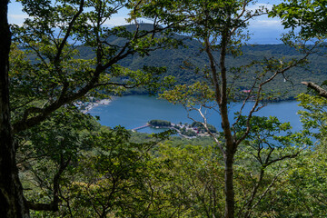 黒檜山から見た大沼と地蔵岳
