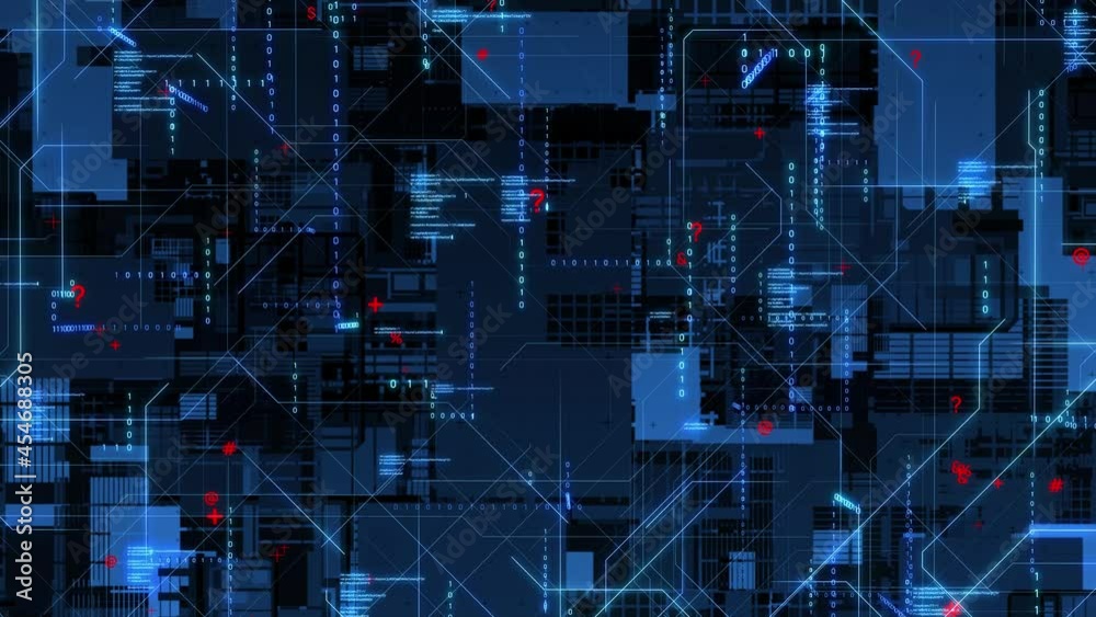Poster electronics technology concept. digital transformation.