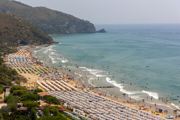 beach view Sperlonga Lazio Italy