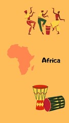 Africa is the second largest continent after Eurasia