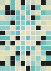 Abstract Geometric Pattern generative computational art illustration