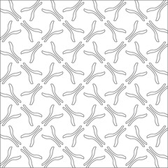 Vector pattern with symmetrical elements . Modern stylish abstract texture. Repeating geometric tiles from striped elements.