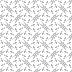 Vector pattern with symmetrical elements . Modern stylish abstract texture. Repeating geometric tiles from striped elements.