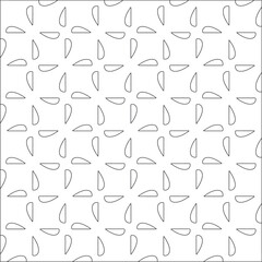 Vector pattern with symmetrical elements . Modern stylish abstract texture. Repeating geometric tiles from striped elements.