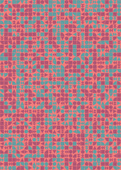 Abstract Geometric Pattern generative computational art illustration