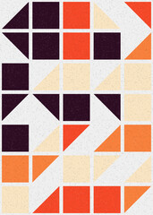 Abstract Geometric Pattern generative computational art illustration