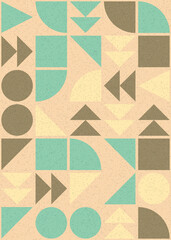 Abstract Geometric Pattern generative computational art illustration