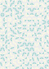 Abstract Geometric Pattern generative computational art illustration