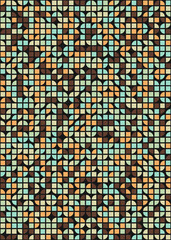 Fototapeta premium Abstract Geometric Pattern generative computational art illustration