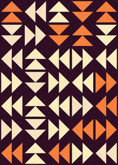 Abstract Geometric Pattern generative computational art illustration