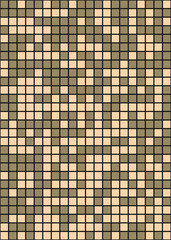 Fototapeta premium Abstract Geometric Pattern generative computational art illustration