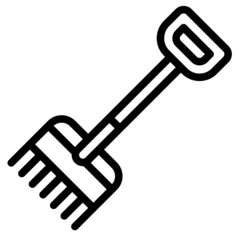 rake line icon