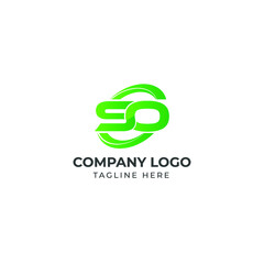so original monogram logo design template
