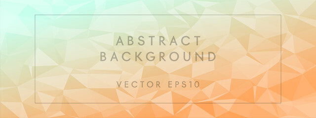 low poly abstract modern background. pastel colors chaotic triangles of variable size and rotation. Minimalist layout for business card landing page wallpaper website brochure. Trendy vector eps10