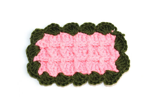 Waffle Stitch Crocheted Cotton Work