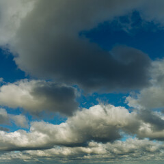 Fantastic dark thunderclouds