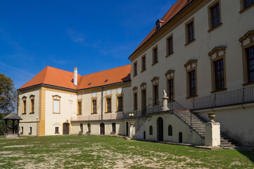 Fototapeta na wymiar Old baroque castle in Znojmo, Czechia