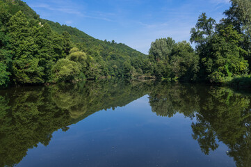 Fototapeta na wymiar Dyje river near Znojmo, Czechia