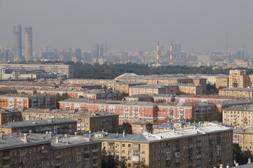 Moscow: view of the roofs