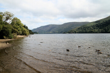 A view of Lake Ullswater in the Lake District