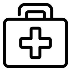 Obraz premium first aid kit icon