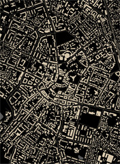 map of the city of Ivano-Frankivsk, Ukraine