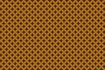 brown circle pattern background is good for cloth and wrapping paper