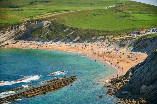 View of the  beach of  el Sable de Tagle