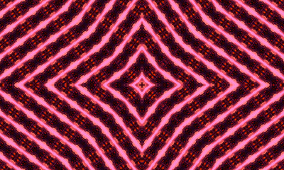 Purple and Magenta Floral Kaleidoscope Design. Kaledoscope pattern for manufacturing of packaging, scrapbooking, gift wrapping, books, booklets, albums