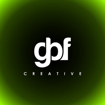 GBF Letter Initial Logo Design Template Vector Illustration