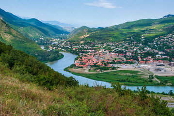 Obraz premium landscape with river 