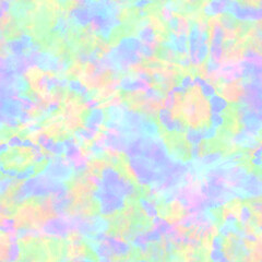 Tie dye shibori seamless pattern. Abstract texture. - 454723335
