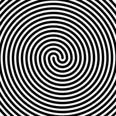 Hypno swirl spiral. Hypnosis vector circle tunnel element.